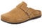 Rohde Damen Pantoffel Hausschuh Leder Rodigo-D 6189, Größe:42 EU, Farbe:Braun