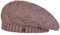 LIERYS Baskenmütze Jesila Damen - Strickmütze mit Schurwolle - Made in Germany - One Size 54-59 cm - Französische Damenbaske - Wollmütze Herbst/Winter - Mütze Altrosa One Size