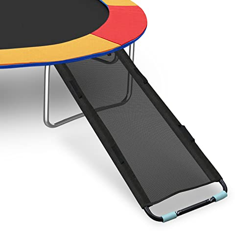 Gimisgu Trampolin Rutsche 150cm Rutschen für Trampoline Problemloser Aufbau Sicherheits Trampolin Leiter Breit genug Universelles Trampolinzubehör für Kindertrampolin Belastbar 100KG