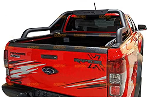 Striscia di Protezione per Portellone Posteriore per Ford Ranger 2012-2023 Wildtrak Limited Raptor Wolftrak XL XLT Protezione Paraurti Pickup