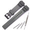 Harz Armband Kompatibel mit Casio MRW-200H Uhrenarmband Männer Frauen Ersatz Schwarz Gummi Armbanduhr Bracelet (Black)