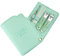 Manicure Set DUAIU - Nail Clippers 4 PCS Stainless Steel Pedicure Set Nail Care Kit with Green PU Leather Case for Travel & Home Use