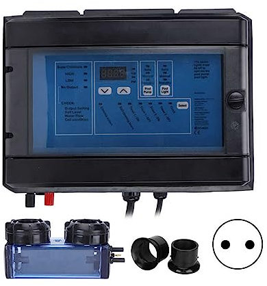 OPSREY 15g/H électrolytique sel Chlore Machine 100W générateur de Chlore Piscine sel chlorinateur Piscine Accessoire,50g