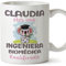 MUGFFINS Tazas Personalizadas para INGENIERA BIOMÉDICA - En Español - Koalificados Personalizados - 11 oz / 330 ml - Regalo Personalizable original y divertido