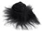 Furry Faux Precut Strips 2x60 Zoll Kunstleder Plüsch Schwarz Pelz Fell Stoff Fluffy Craft Plüschstoff fur Gnome Beard Santa Hair Dwarf DIY Dekoration Kunstfell Basteln Weihnachts Kunstfellband Schwarz