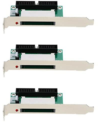 VENEKA 3X 40-Pin Kompakt Karte für Zu 3,5 IDE Konverter Adapter Pci Klammerrückwand