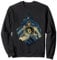 Bitcoin Uhr Berge Planeten Hodler Kryptowährung BTC Logo Sweatshirt