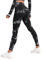 fdsmall Tie Dye Yoga Leggings Nahtlose High Waisted Yoga Hose Bauchkontrolle Butt Lifting Gym Leggings Workout Sport Tights für Gym Outdoor (DE/NL/SE/PL, Bundweite, XS, Slim, Tall, Black)