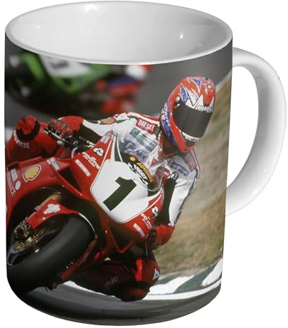 Green Listing LTD Carl Foggy Fogarty World Superbike Legend Awesome - Ceramic 11oz Tea Coffee Mug/Cup