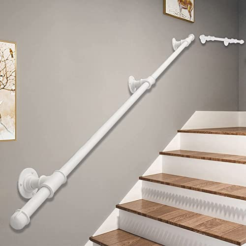 Moderner Treppenhandlauf für Wände, Geländer-Geländer-Stützsatz, Haltegriff für den Außenbereich, Treppengeländer für Handläufe im Innen- und Außenbereich, Wandmontage, 1 Fuß bis 20 Fuß (Far