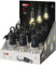 EMOS 9 bombillas LED recargables, impermeables, funciona con pilas, con gancho y 3 modos de iluminación, para exterior, jardín, camping, decoración, apagón, color negro