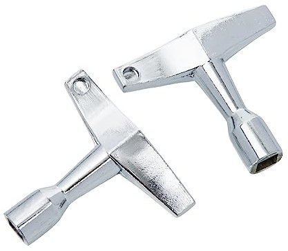 BESTonZON 10 Pcs Drum Key Wrench Percussion Tools Standard Drum Key Drum Key Bottle Opener Universal Drum Key Drum Tuning Tool Drum Part Tool Drum Zinc Alloy Keys Adjustment Drum Keys Silver