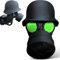 Deckkappe Für Die Anhängerkupplung, Kunststoff Abdeckung Anhängerkupplung, Schutz Kappe Anhängerkupplung, Mütze Mit Helm Und Maske Mit Wunschaugenfarbe (C)