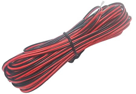 Cabilock 20m Verlängerungskabel Led Verlängerungskabel Drahtkabel Schwarz Rot PVC-isoliert Flexibel Hohe Leitfähigkeit Geeignet Für Led Streifen Und Niederspannungsgeräte