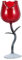 TOPPERFUN Calici Da Vino Con Fiori Di Rosa: Calici Da Vino Rosso Rosato Da 150 Ml/5,07 Oz Per Cene, Matrimoni, Feste E Celebrazioni - Bicchieri Per