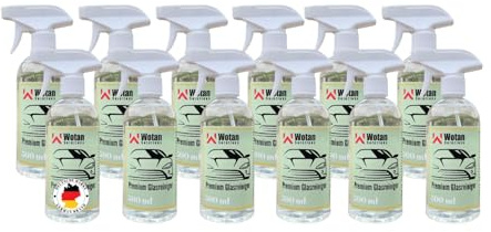 12x500ml Premium Glasreiniger Scheibenreiniger Fenster Bad Spiegel Dusche Reiniger