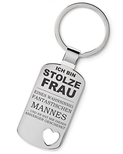 Lieblingsmensch Familien - Schlüsselanhänger Modell: wahnsinnig fantastisch - Frau eines Mannes