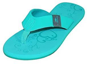 MADSea Damen Zehenstegpantolette Beach Woman | Zehentrenner Flip Flop Thong Sandale Badelatschen | Sommer Strand, türkis, 41 EU