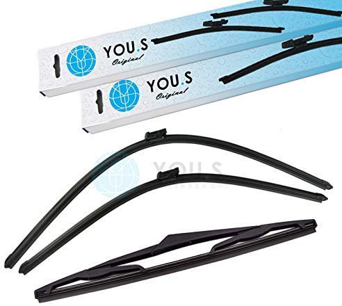 YOU.S SCHEIBENWISCHER SET VORNE + HINTEN 750 + 650 + 320 mm (3 Stück)