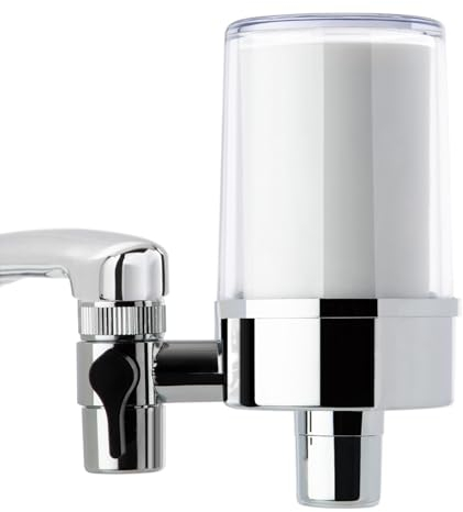 iSpring DF2-CL Filtre à Eau de Robinet pour Cuisine, Salle de Bain ou Évier de Camping-car, Longue Durée de Vie de 500 Gallons