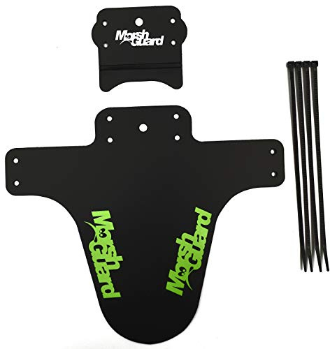 MARSH GUARD Plus Mud Schutzblech Fender The Stash'' Zusatz für Schutzblech (Schwarz/Logo Grün)