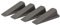 HOYAHH Door Wedge Stopper Door Stops for Floor-Door Stop Wedge Rubber Door Stop Pack of 4 Door Stopper Wedge(Grey) Easy Solution for Hotel Home Office Residential Commercial Use
