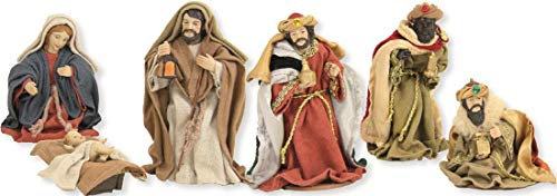 Dekop Krippenfigur Krippenset 6-TLG. orientalisch, Ankleidefiguren passend für 11cm Figuren (444635283679)