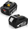 Moticett 2 pièces 18V Batterie Remplacement pour Batterie 18V 5.0Ah Compatible pour Batterie BL1850B BL1860B BL1840B BL1830B BL1820 BL1815 BL1825 BL1835 BL1845 194205-3 194309-1 LXT-400