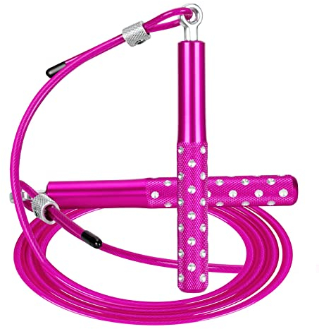 Springseil, Wastou Speed Springseil für Fitnessübungen, verstellbares Training für Erwachsene Springseil für Männer, Frauen, Kinder, Mädchen