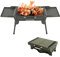 BBQ Campinggrill, Grill Edelstahl Holzkohle, Klappgrill Outdoor BBQ Grills, Holzkohlegrills Tragbarer,Outdoor Picknickgrill für Reisen, Kochen im Freien und BBQ, Camping Grill Picknick