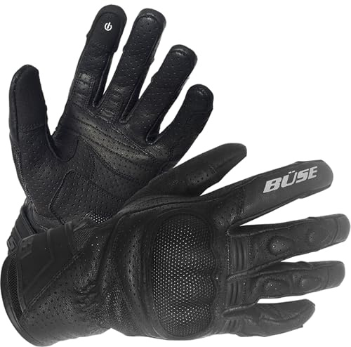 Büse Rocca Motorradhandschuhe, schwarz, 8