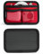 TACTICAL_GEEK TCM3 Mini EDC Organizer Board, Rucksackzubehör Mit Offener Tasche & Netztasche, Nutzliche Admin-Tasche Einlegeplatte Mit Klettmodul-Organizer Für Den Täglichen Gebrauch, Rot