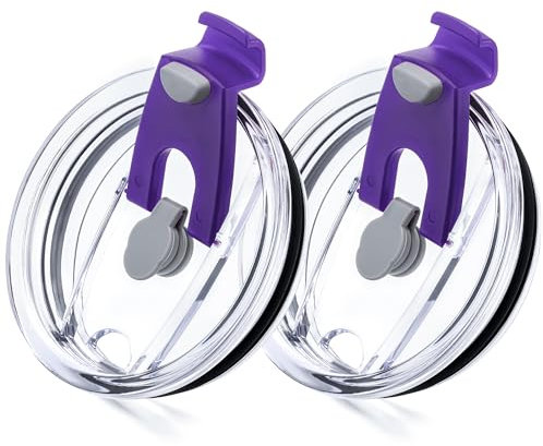 Soledea 20 oz Lids for Yeti Tumblers, Tumbler Replacement Spill Proof Lids for Yeti, BJPKPK and Other 20 oz Tumbler