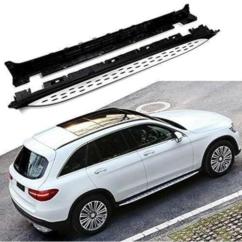 Auto Seitenschweller für Mercedes GLC Coupe 2016-2021 Seitenfender Rock Splitter Trittbretter Seitenstufen Schweller Seitentrittleiste Schwellerrohre Schutz