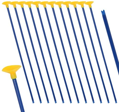 IXYHKB 24 Stücke Ersatz Saugnäpfe Pfeile für Bogenschießen, 42cm Ersatzpfeile für Kinder Bogenpfeile Spielzeug, Ersatz Saugnapf Bogenpfeile für Jungen und Mädchen Innen und Außen Spielzeug Bogen