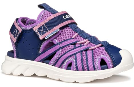 Geox J SANDAL AIRADYUM GI, Girls’ Sandal, Navy/Purple,