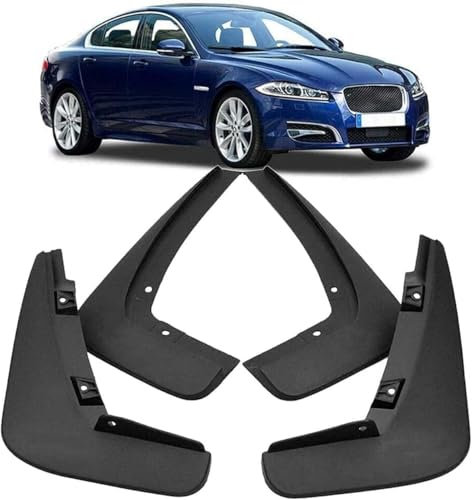 ZDDYUU Car Mud Flaps for Jaguar XF 2009-2015 2010 2011 2012 2013 2014, MudFlaps Mudguards Fender Splash Guards Anti-Collision Front Rear Wheel Protection Accessories