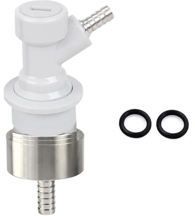 RVIFY Heimbrausystem Homebrew Kohlensäure Kappe & 5/16 Barb Ball Lock Trennen Kit PET Flasche Fass CO2 Dispenser Zu Kohlensäure Soda Bier Saft Druckminderer