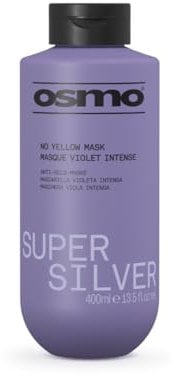 OSMO Super Silver Toning Mask | Nourish, Hydrate & Tone for Ashy Results | Violet Purple Pigment | No Yellow or Brass | Vegan. 400ml.