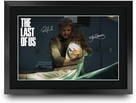 HWC Trading The Last Of Us Scene 1 Cadeaux Imprimé Signé Autographe Photo pour les fans de télévision - A3 Encadré