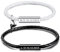 OTXIXTO Personalisiertes Partnerarmbänder mit Gravur Namen Symbole Pärchen Armband mit Paar Herz mit Gegenseitiger Anziehung Lederarmband für Damen Männer Ein Geschenk für Ihre Liebsten - A2