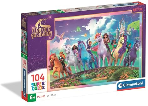 Clementoni 104 Unicorn ACADEMY 1 2025 – Puzzle