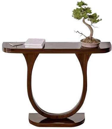 lyxamjrzyp Console Entrée, Table Console Étroit, Table de Couloir, Assemblage à Tenons et Mortaises, pour Entrée, Salon ou Chambre(47.2in/120cm)