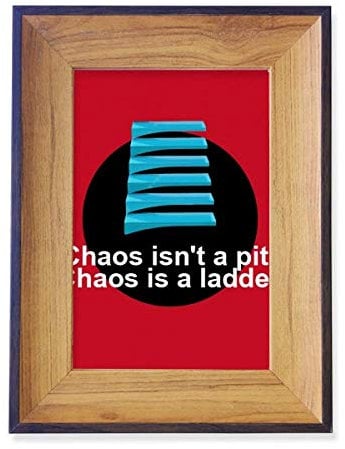Chaos Pit Ladder Photo Frame Exhibition Display Art Desktop Painting