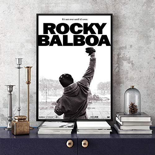 (No Frame) 50 * 70cm Klassische Rocky Balboa 1976 Filmplakate Kunst Leinwand Poster Wandbild für Wohnzimmer