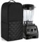 Luxja Blender Cover Compatible with Vitamix 64 oz. Low-Profile Blender, Black(quilted)