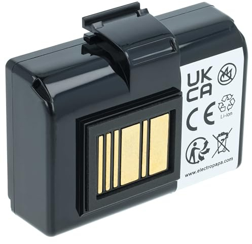 vhbw 1x Akku kompatibel mit Zebra ZQ610 | ZQ521, ZQ520, ZQ521 RFID Drucker Kopierer Scanner Etiketten-Drucker (3400 mAh, 7,4 V, Li-Ion)