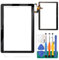 Para Huawei MediaPad T3 10 9.6 pulgadas sensor de pantalla táctil digitalizador para AGS-W09 AGS-L09 pantalla táctil con kit (no pantalla LCD) (negro)