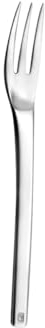 COUZON - Fourchette à gâteau - Lot de 6 - Neuvième Art - Acier inoxydable 18/10, Finition Miroir, Epaisseur 3.5 mm - Inox