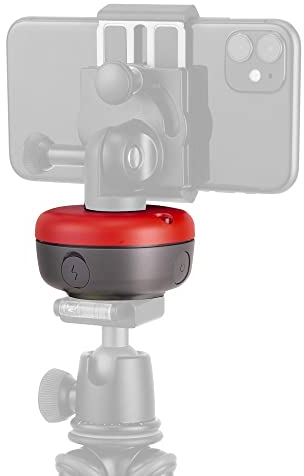 JOBY Spin Testa Elettronica Bluetooth, Motion Control, Base Panoramica Motorizzata per Smartphone, Video Panoramici, Attacco Treppiede, Vlogging, Content Creator, Riprese, Timelapse, Controllo con App
